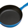 Blue Enameled Cast Iron Skillet