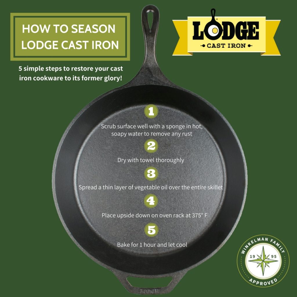 How to Season Lodge Cast Iron