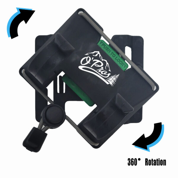 O'Pros Belt Clip Rod Holder - Black - Image 3