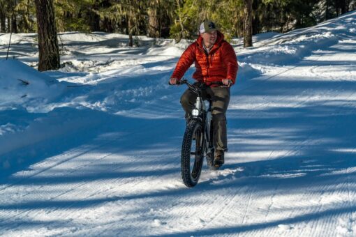 Himiway Electric Mountain Bike Cruiser Step Thru - White - Image 2